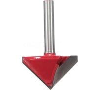 Фреза пазовая V-образная 150 градусов, 32 мм, хвостовик 8 мм Deltatools 06-0098