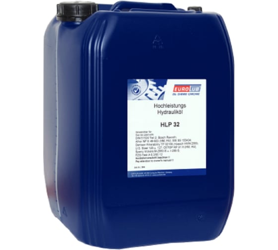Масло гидравлическое HLP ISO-VG 32 Oil 20 л EUROLUB 504020