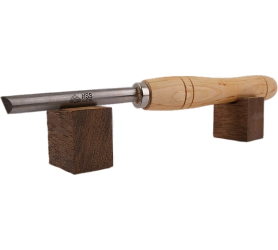 Токарный резец мейсель полукруглый 15 мм (Oval-chisel, skew) STUBAI 62150 1