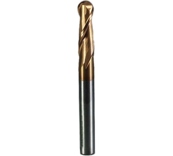 Фреза спиральная по стали круглый нос Z2, R=4 мм, 8x20x60 мм ROTIS 144.0820601SR 1