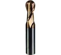 Фреза спиральная по стали круглый нос Z2, R=8 мм, 16x32x100 мм ROTIS 144.1632001SR