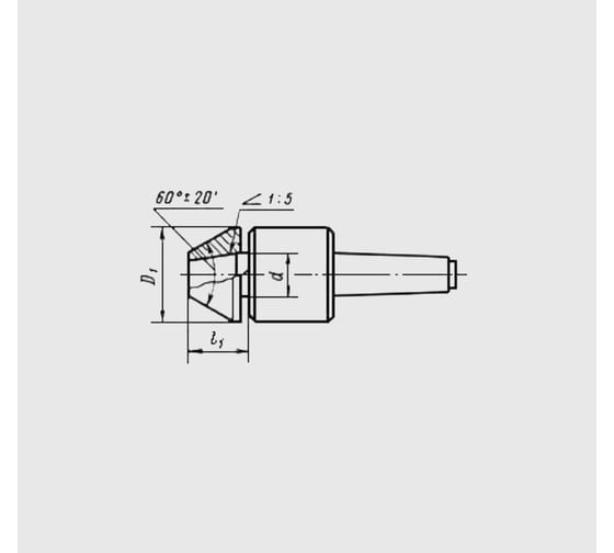 Токарный вращающийся центр ZITOM грибковый DS4x100B cr20001
