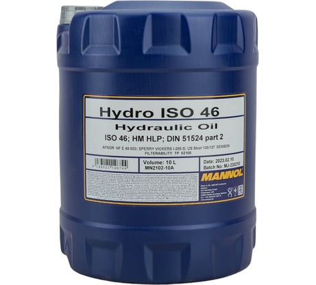 Масло гидравлическое HYDRO ISO 46 10 л MANNOL 1488