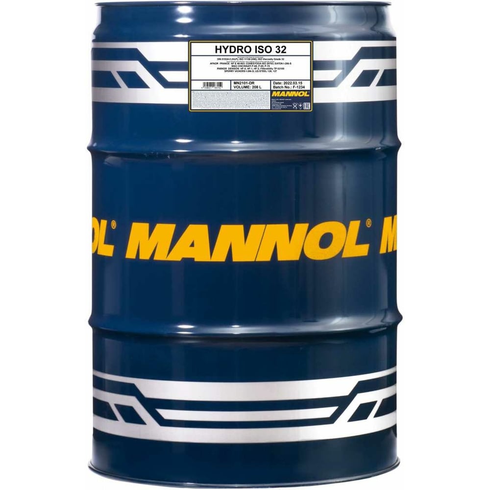 Масло гидравлическое HYDRO ISO 32 208 л MANNOL 1902 - выгодная цена ...