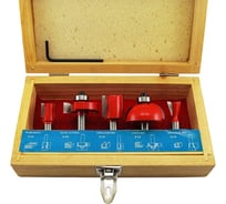 Набор фрез по дереву 5 предметов, хвостовик 8 мм S.E.B. 308FZ-HP5-8