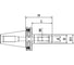 Оправка ISO40 DIN69871 P/F ATTACCO FILETTATO M10x115 PAGNONI 140AF410 2