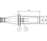 Оправка ISO40 DIN2080 H 115 CM3 FRESE PAGNONI 540MF203 2