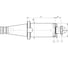 Оправка ISO40 DIN2080 P/F FISSO H160 D40 PAGNONI 540PF440 2