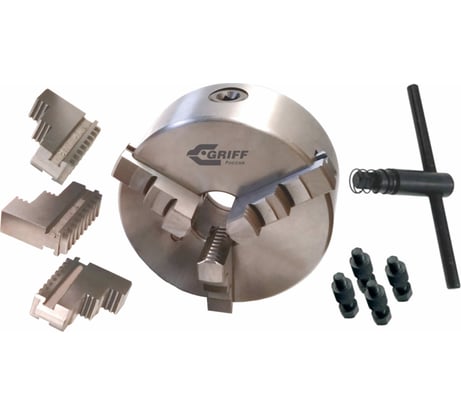Патрон токарный 3-х кулачковый 7100-0045П К11-400С11 400 мм GRIFF b208381