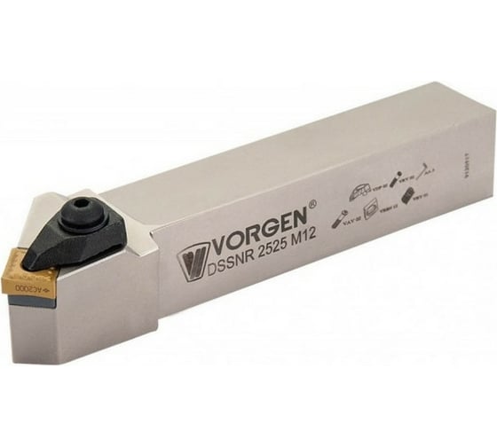 Державка для точения DSSNR 2525 M12 VORGEN 4687202510856 1