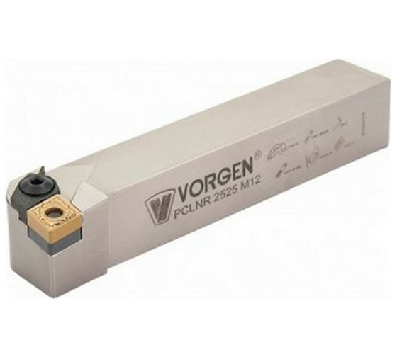 Державка для точения PCLNR 2525 M12 VORGEN 4687202510375 1