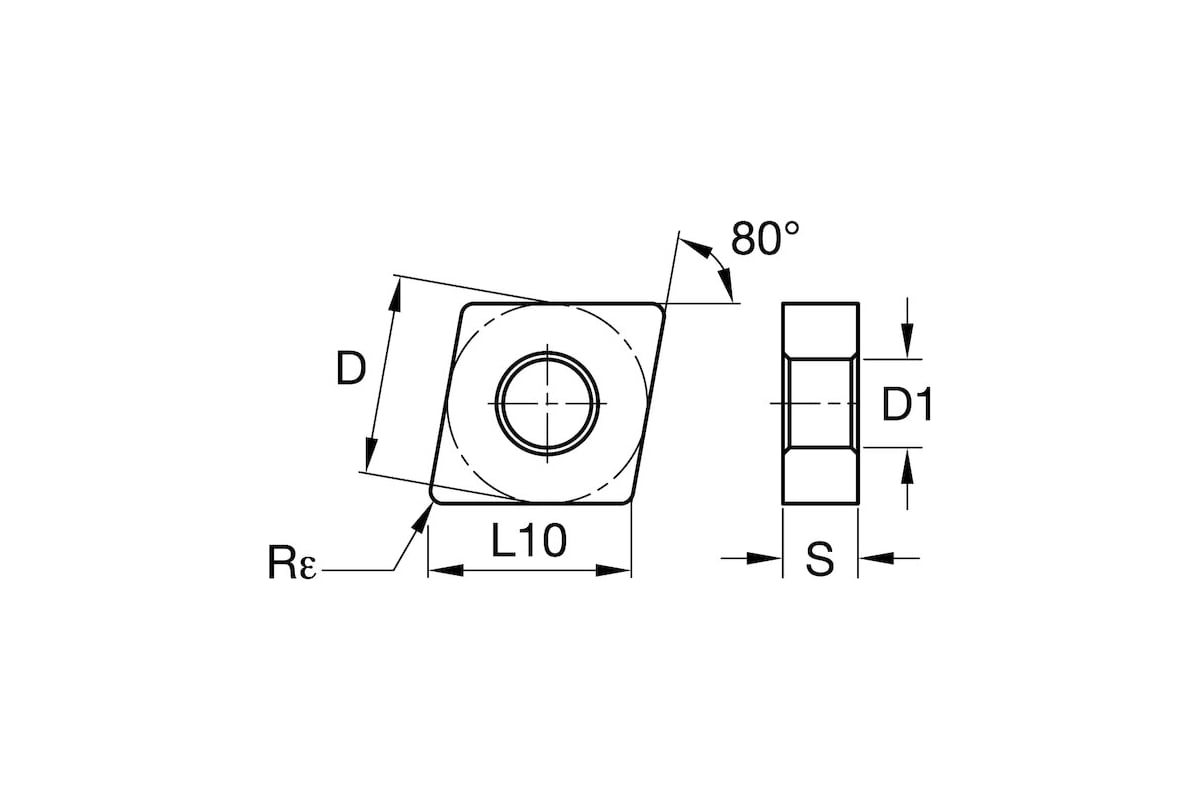 Пластина токарная CNGG120402-FM NRG10M, 10 шт NORGAU 020019240 - выгодная  цена, отзывы, характеристики, фото - купить в Москве и РФ