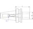 Оправка ISO50 MAS403BT H120 КМ1 PUNTE PAGNONI 350MP201 2