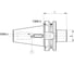 Оправка ISO40 MAS403BT H50 КМ2 PUNTE PAGNONI 340MP102 5