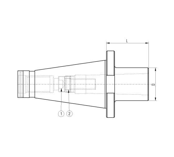 Оправка ISO50 DIN2080 H65 КМ4 FRESE PAGNONI 550MF104
