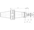 Оправка ISO50 MAS403BT P/F UNIVERSAL H130 D16 PAGNONI 350PU316 2