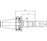 Оправка ISO40 MAS403BT P/F ATTACCO FILETTATO M10x83 PAGNONI 340AF210 2