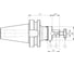 Оправка ISO40 MAS403BT P/F UNIVERSAL H60 D40 PAGNONI 340PU140 2