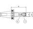 Патрон цанговый ISO40 DIN69871 P/P H100 ER25MINI PAGNONI 140PM216 2