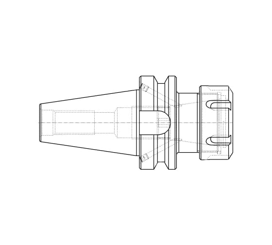 Патрон цанговый ISO50 MAS403BT P/P H80 ER32 PAGNONI 350PP120