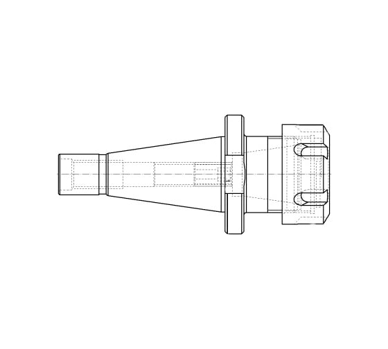 Патрон цанговый ISO40 DIN2080 P/P H70 ER40 PAGNONI 540PP126