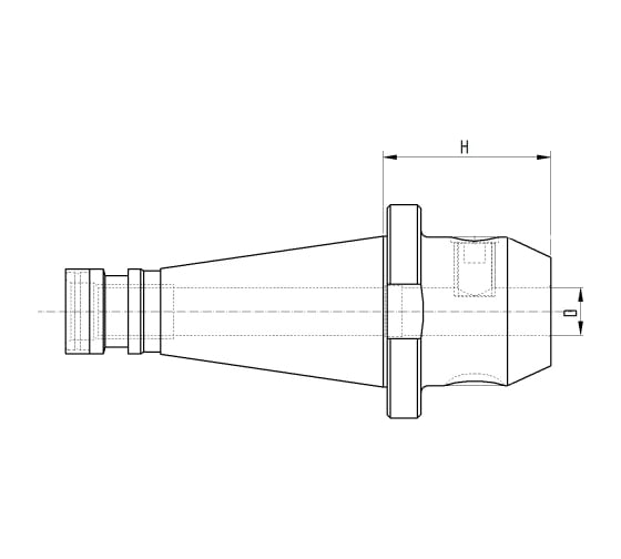 Оправка ISO50 DIN2080 WELDON H63 D18 PAGNONI 550WLD18