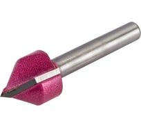 Фреза пазовая V-образная 90 градусов (15.9x15.9x45 мм; хв-к 6 мм) PROCUT 200631P