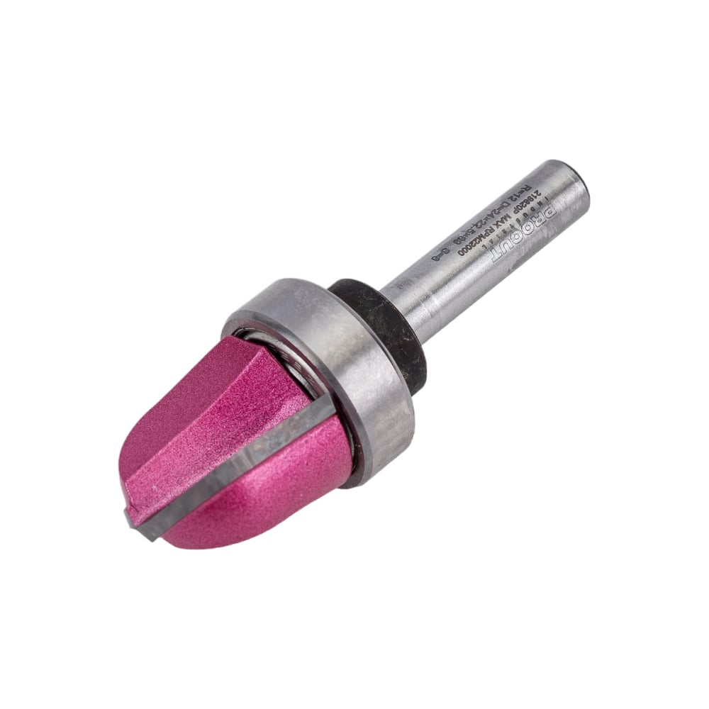 Фреза пальчиковая с верхним подшипником R=12.7 мм, 25.4x22.5x57 мм, S=8 ...