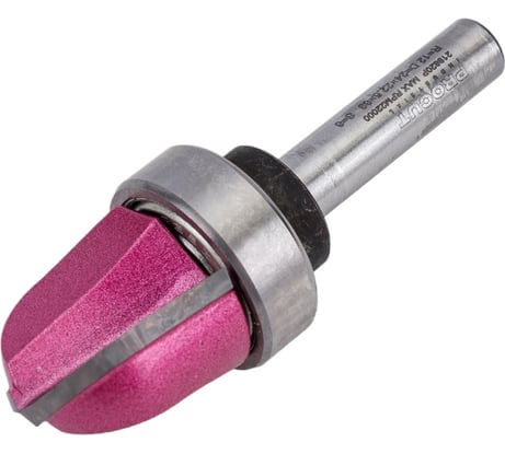 Фреза пальчиковая с верхним подшипником R=12.7 мм, 25.4x22.5x57 мм, S=8 мм PROCUT 219820P