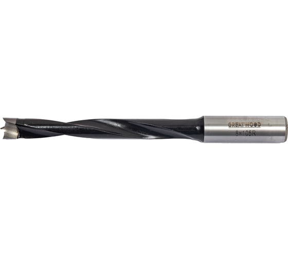 Сверло глухое HW 8x105 мм, хв-к 10x30 мм, RH Greatwood TL00000217