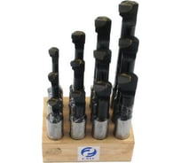 Комплект из 12 шт, хвостовик 18 мм, D расточки 12-120 мм, Т15К6 для глухих отверстий к расточным головкам ГОСТ25987-83 CNIC 55045