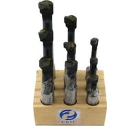 Комплект из 9 шт, хвостовик 12 мм, D расточки 10-70 мм, ВК8 для глухих отверстий к расточным головкам ГОСТ25987-83 CNIC 55048