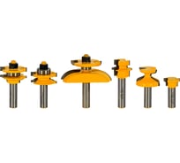 Набор фрез для изготовления филенчатых изделий 6 шт. (хвостовик 12 мм) Энкор 10627