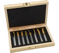 Комплект резцов 6x6 мм, HSS ТiN, 8 шт ТЕХНОРЕАЛ МА400022510