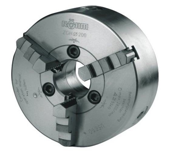 Патрон трехкулачковый Camlock (200 мм; D1-4") для токарных станков ROHM Optimum 3441531 1