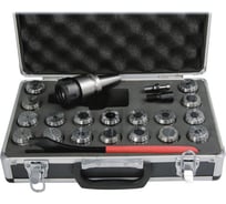 Патрон цанговый ISO 40 с 18 цангами ER 32 (3-20 мм) для фрезерных станков Optimum 3352056