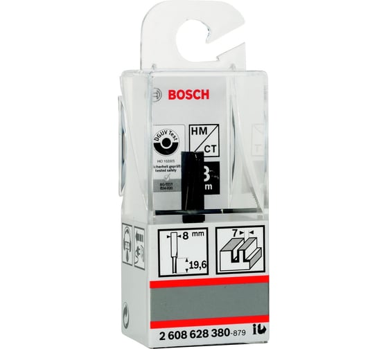Фреза пазовая (7х20 мм; 8 мм; 2 лезвия) BOSCH 2.608.628.380