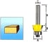 Фреза наклонная (19,9х9,5х32 мм; хвостовик 8 мм;2 лезвия) Makita D-10615 2