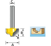 Фреза пазовая (23х13х32 мм; хвостовик 8 мм; 2 лезвия) Makita D-10992