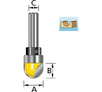 Фреза пазовая (12,7х25,4х40 мм; хвостовик 12 мм; 2 лезвия) Makita D-11140