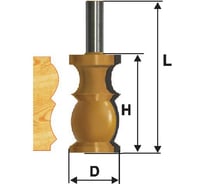 Фреза кромочная фигурная (32х57 мм; хвостовик 12 мм) по дереву Энкор 10685