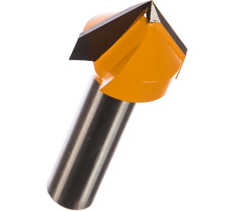 Фреза пазовая галтельная V-образная (25,4х19х60 мм; хвостовик 12 мм; 90°) Энкор 9305