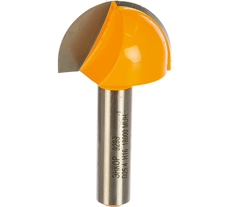 Фреза пазовая галтельная (25,4х16х44 мм; R12,7; хвостовик 8 мм) Энкор 9299