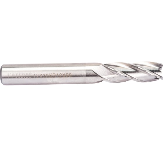 Фреза концевая Серия 302 (12х30х90 мм; HSSЕ; 4-х перая; хв-к 12 мм) Partner 302120 1