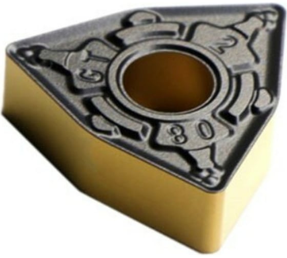 Пластина токарная WNMG 080408-GT по стали, 10 шт HARDSTONE 4603390581546