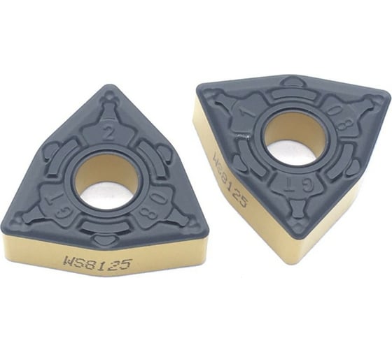 Пластина токарная WNMG 080408-MT по стали, 10 шт HARDSTONE 4603390581553