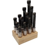 Комплект расточных резцов 12 шт, 18 мм, левые, вертикальные ТЕХНОРЕАЛ МА400023010