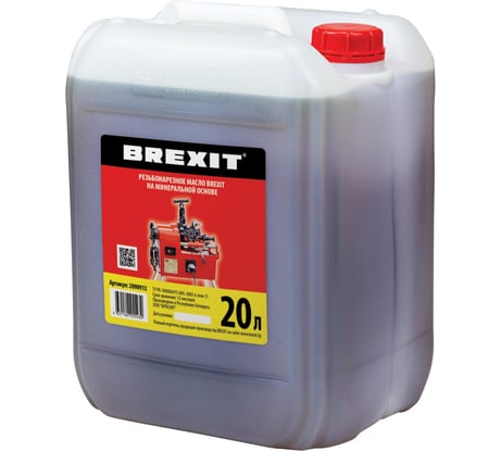 Масло резьбонарезное на минеральной основе 20 л BREXIT 2090913