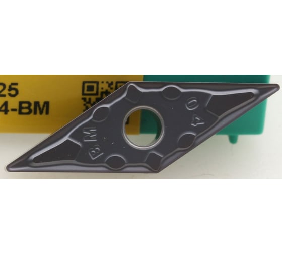 Пластина токарная VNMG 160404-BM по нержавейке, 10 шт HARDSTONE 4603390581508
