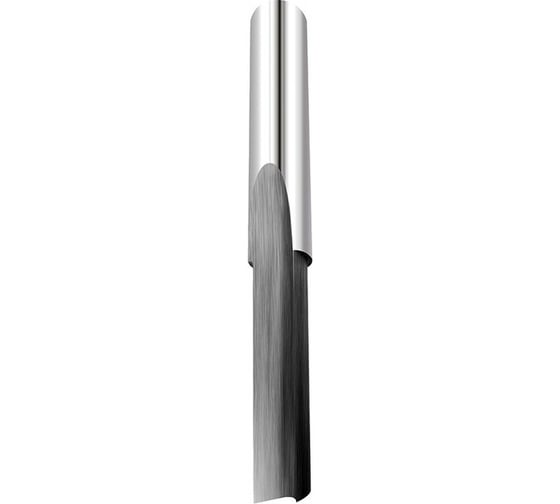 Гравер прямой с торцом полумесяц 6x17x50 мм, хв-к 6 мм Tideway LC30300600